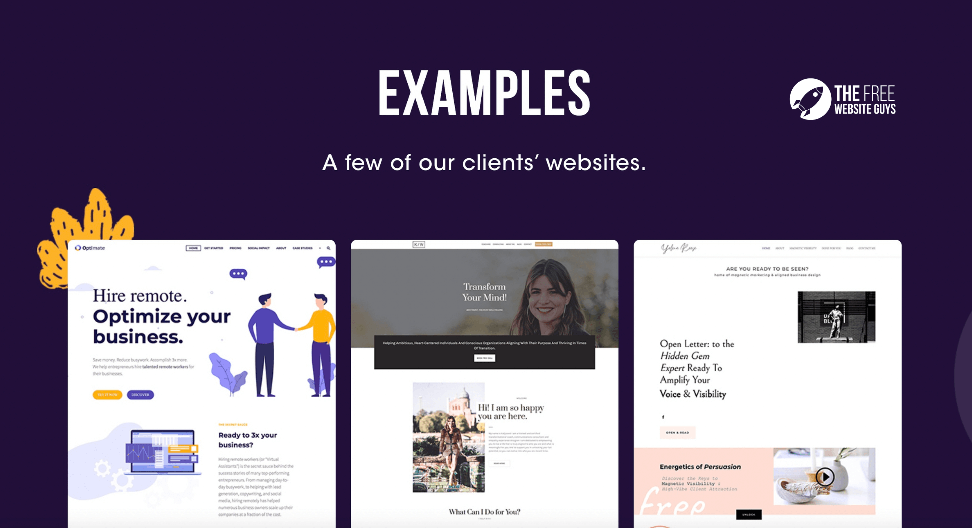 free website guys examples